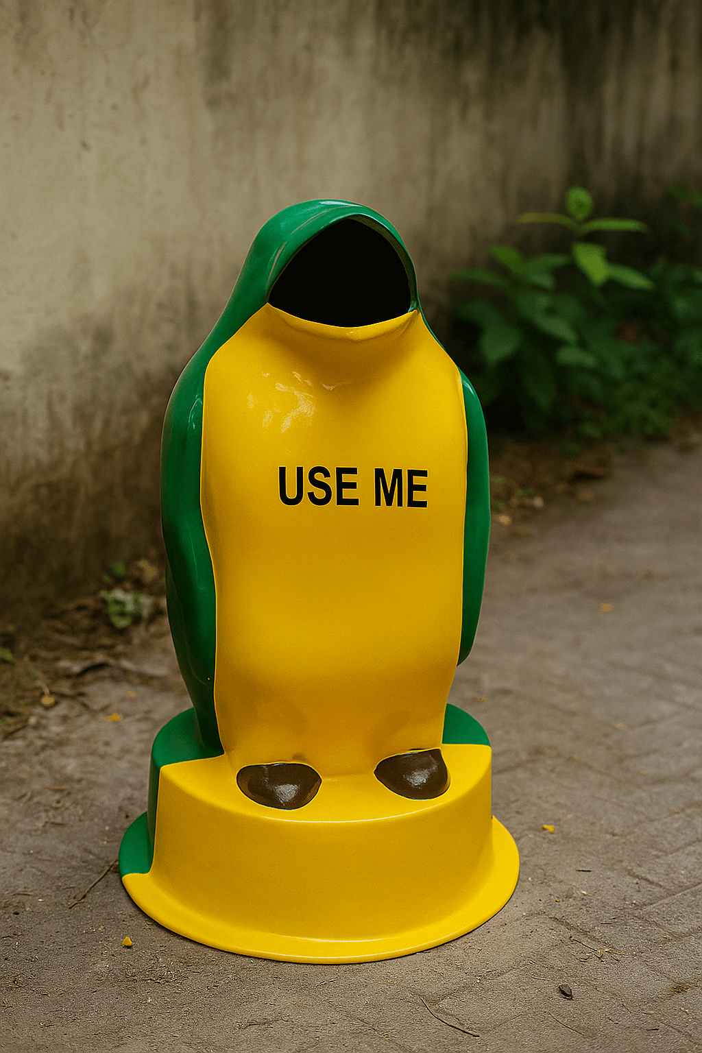 2-color-penguin Dustbin